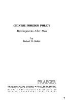 Cover for Chinese foreign policy