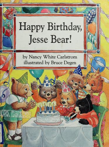 Cover for Happy birthday, Jesse Bear!