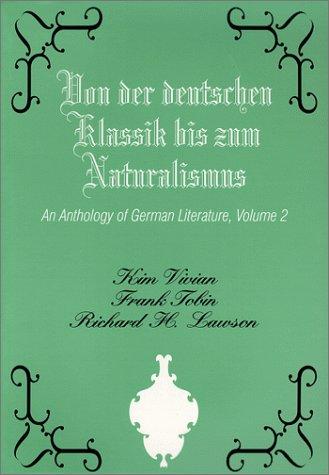 Cover for An anthology of German literature