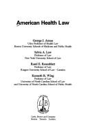 Cover for American health law