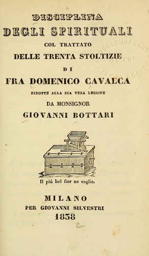Cover for Disciplina degli spirituali