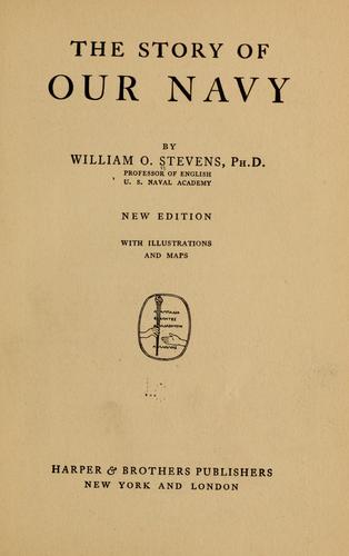 Cover for The story of our navy