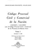 Cover for Código procesal civil y comercial de la nación