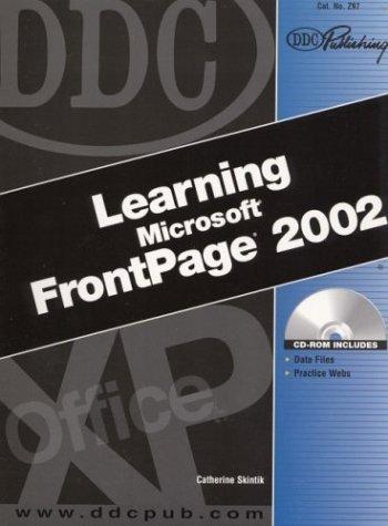 Cover for Learning Microsoft FrontPage 2002