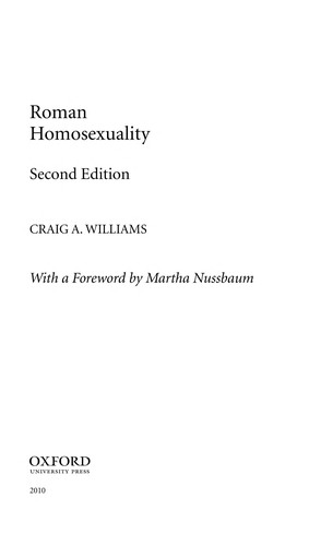 Cover for Roman homosexuality