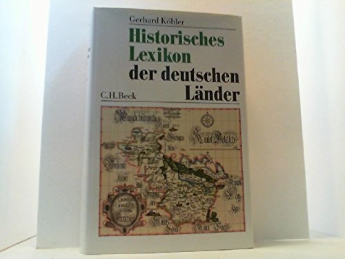 Cover for Historisches Lexikon der deutschen Länder