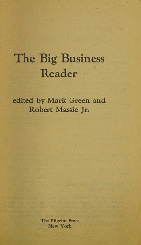 Cover for The Big business reader