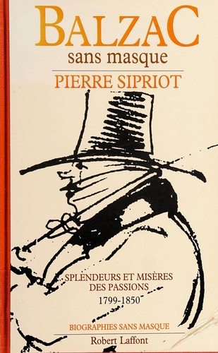 Cover for Balzac sans masque
