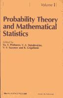 Cover for Probability theory and mathematical statistics