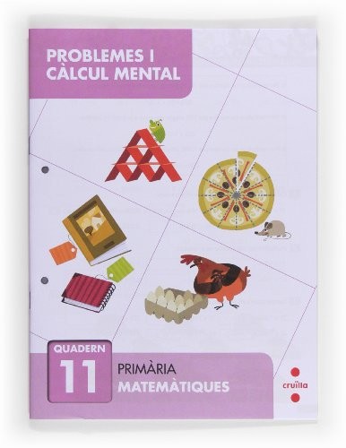 Cover for Problemes i càlcul mental 11. Primària