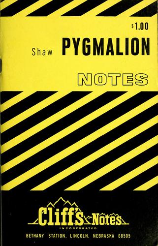 Cover for Pygmalion