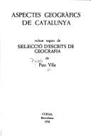 Cover for Aspectes geogràfics de Catalunya
