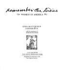 Cover for Remember the ladies