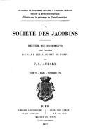 Cover for La société des Jacobins