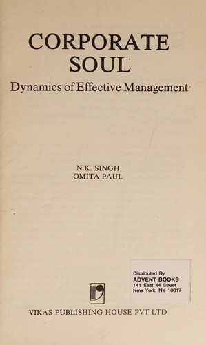 Cover for Corporate Soul