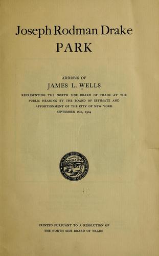 Cover for Joseph Rodman Drake park