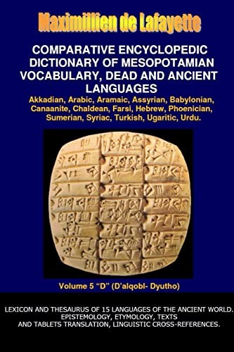 Cover for V5. Comparative Encyclopedic Dictionary of Mesopotamian Vocabulary Dead and Ancient Languages