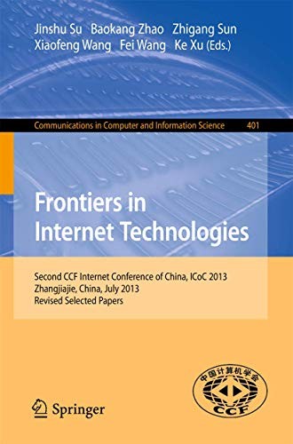 Cover for Frontiers in Internet Technologies