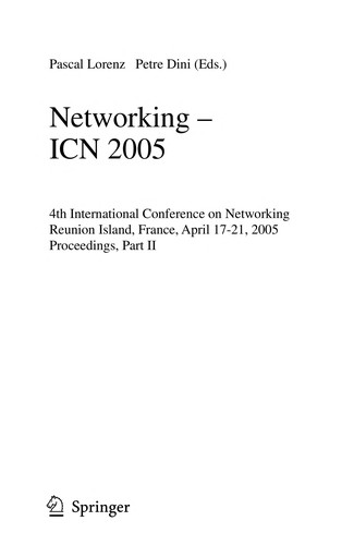 Cover for Networking-ICN 2005