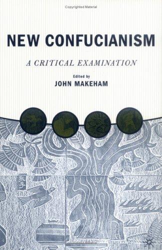 Cover for New Confucianism