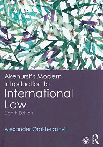 Cover for A modern introduction to international law