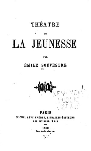 Cover for Théâtre de la Jeunesse