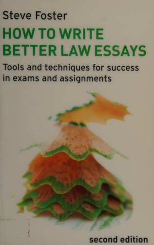 Cover for How to write better law essays