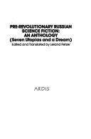 Cover for Pre Revolutionary Russian Science Fiction