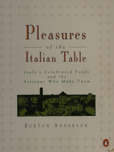 Cover for Pleasures of the Italian table