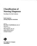 Cover for Classification of Nursing Diagnosis