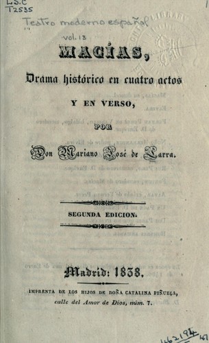 Cover for Teatro moderno español