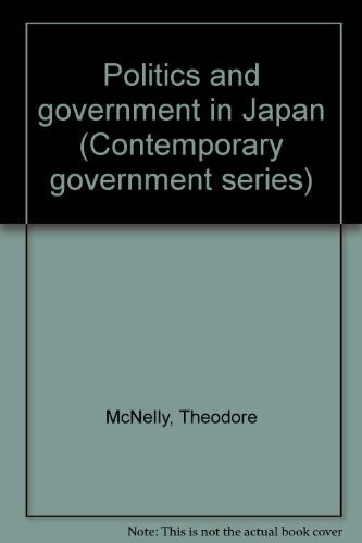 Cover for Politics and government in Japan.
