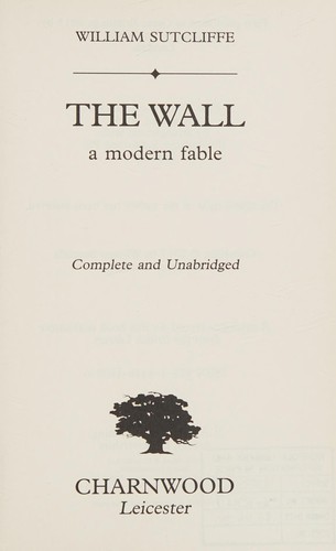 Cover for The wall