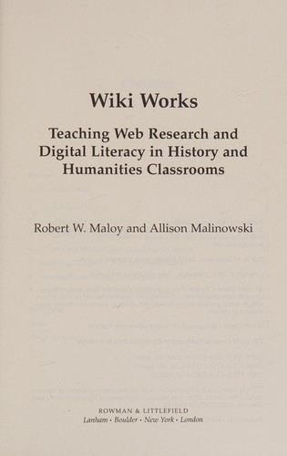 Cover for Wiki Works