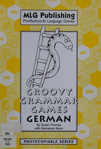 Cover for Groovy grammar games