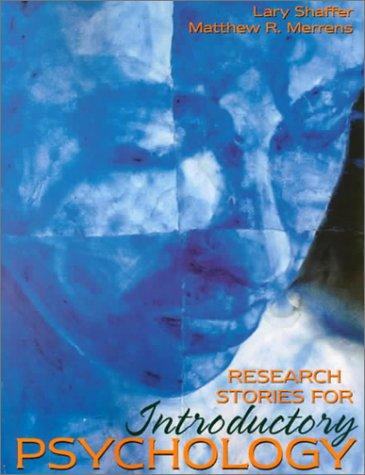 Cover for Research stories for introductory psychology