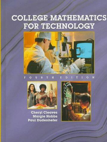 Cover for College mathematics for technology