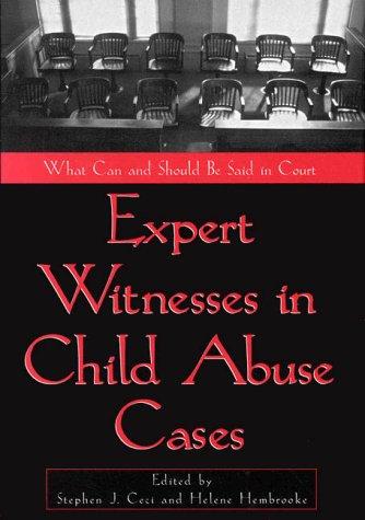 Cover for Expert witnesses in child abuse cases