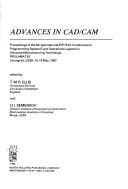 Cover for Advances in CAD/CAM