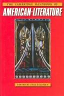Cover for The Cambridge handbook of American literature