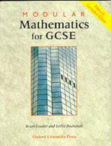 Cover for Modular Mathematics for GCSE