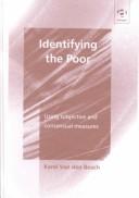 Cover for Identifying the Poor