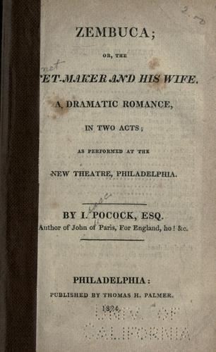 Cover for Zembuca; or, The net-maker and his wife.