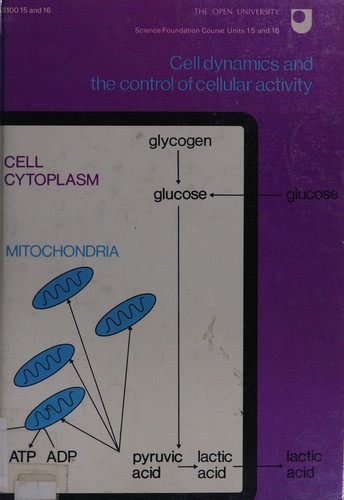 Cover for Cell dynamics and the control of cellular activity
