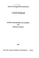 Cover for Unsühnbar