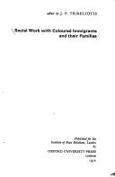 Cover for Social work with colored immigrants and their families