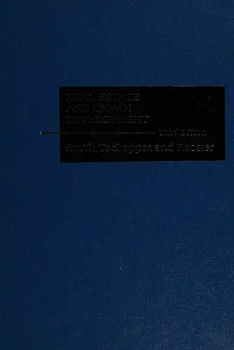 Cover for Real estate and urban development
