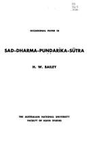 Cover for Sad-dharma-puṇḍarīka-sūtra