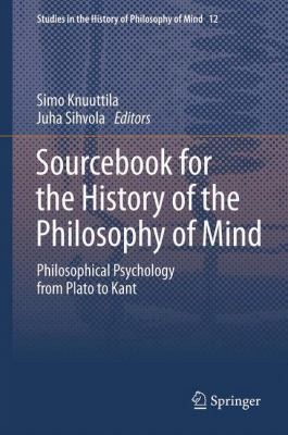 Cover for Sourcebook For The History Of The Philosophy Of Mind