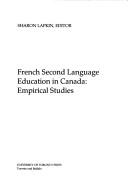 Cover for French second language education in Canada